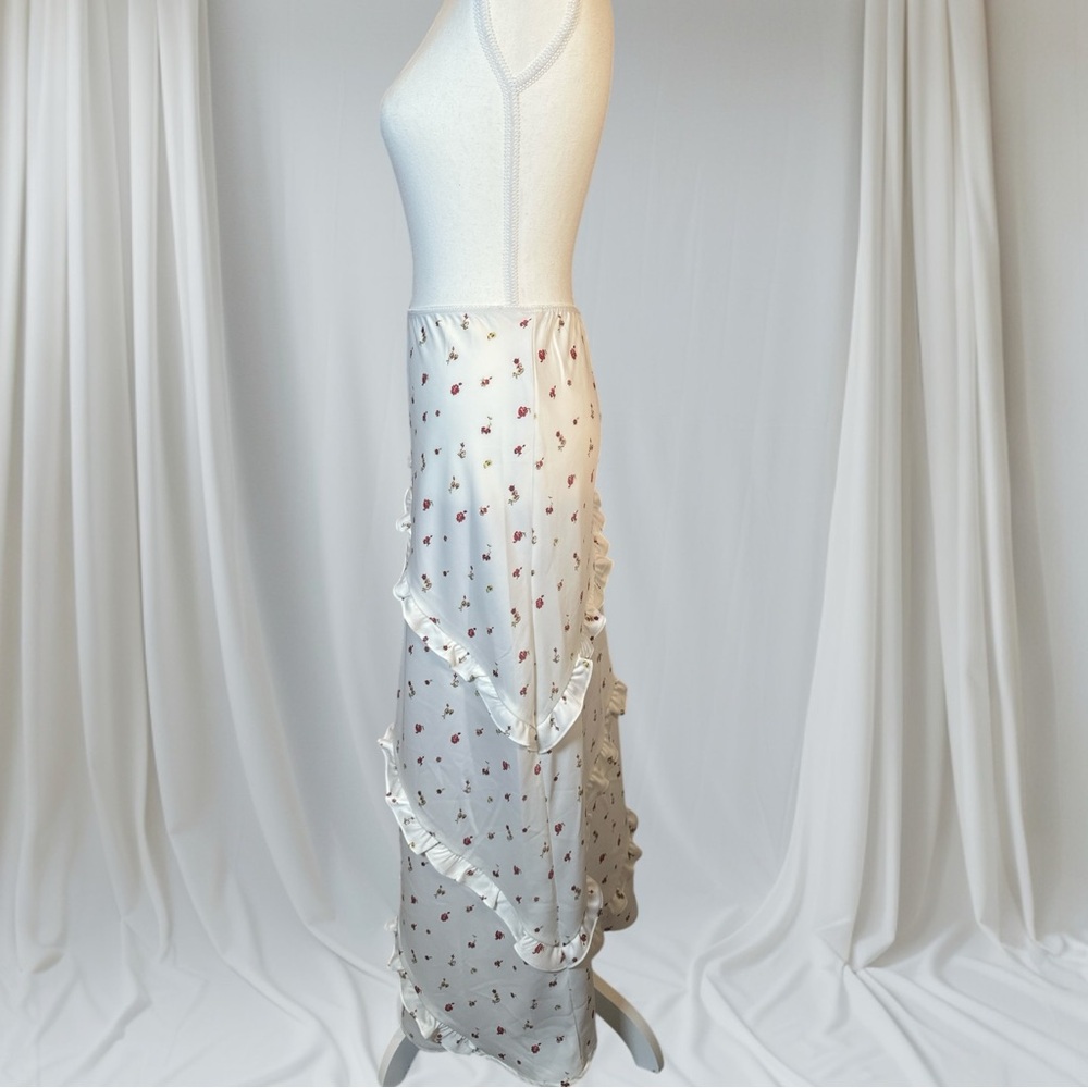 And Now This Asymmetrical Ruffled Maxi Skirt NWOT - Picture 3 of 10